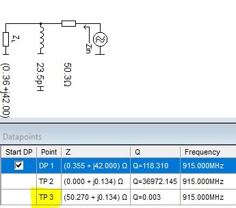 uhf impedance matching